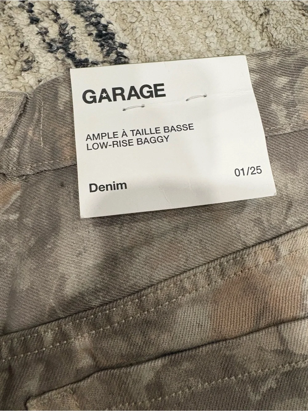 Garage Camo Low Rise Baggy Pants - Picture 5 of 6